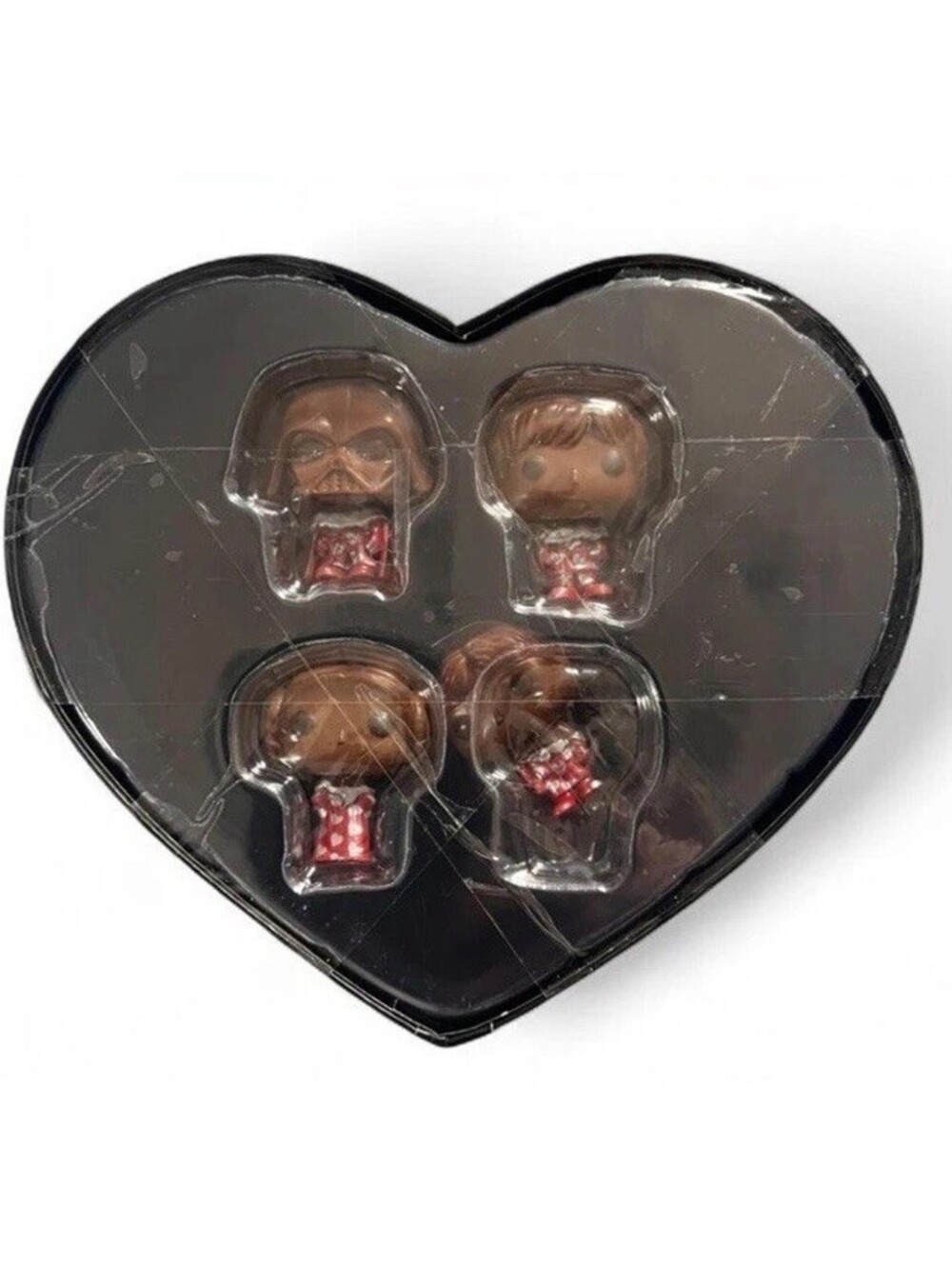 FUNKO Pocket POP! Star Wars Disney Valentines Day 4Pk Vinyl 2" Figures Chocolate